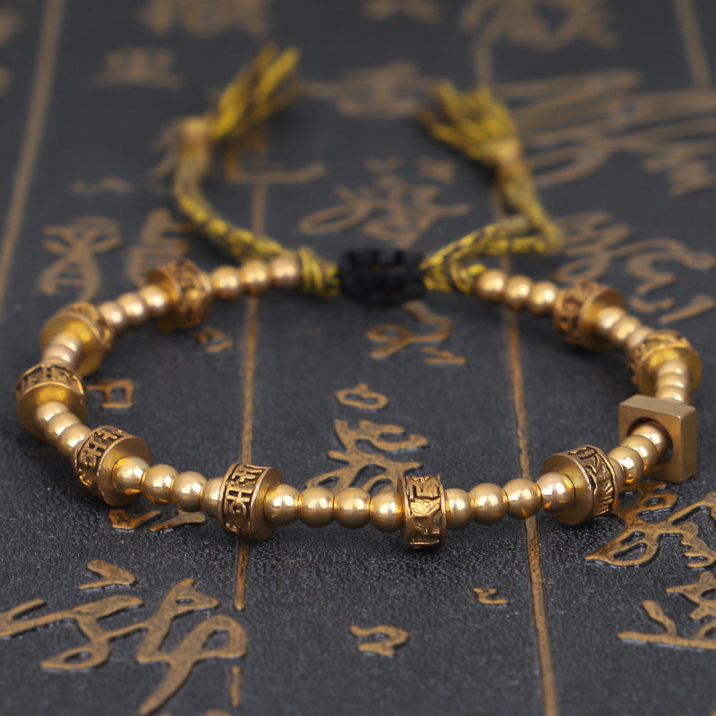 Creative Tibetan Six-Character Proverb Bracelet