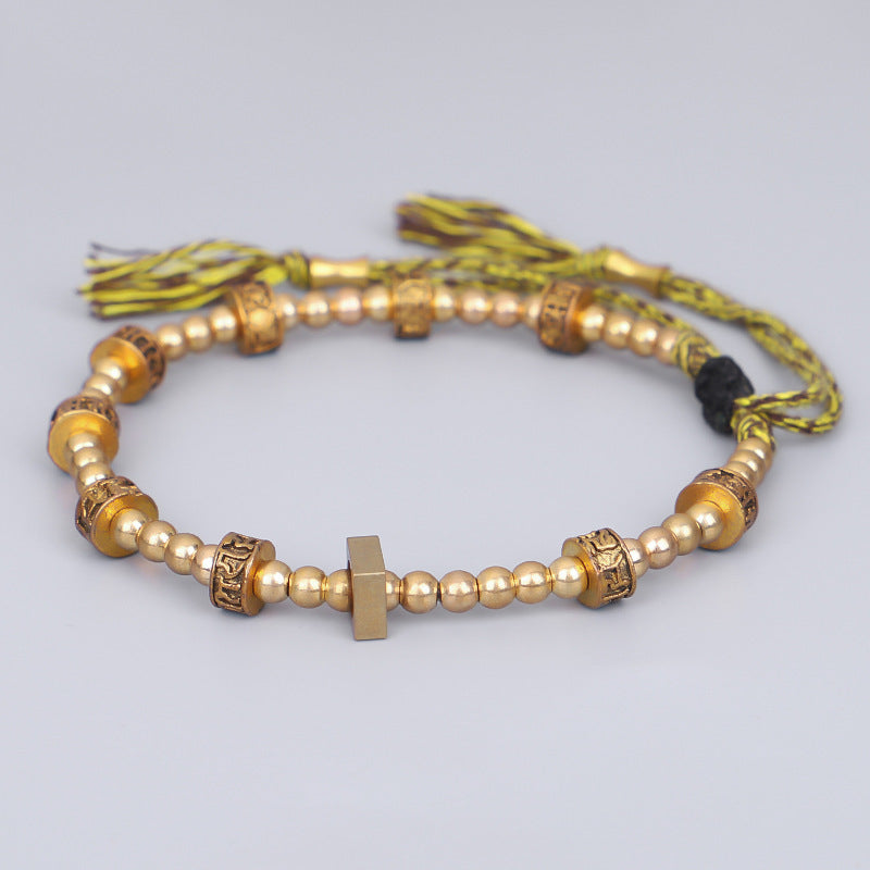 Creative Tibetan Six-Character Proverb Bracelet