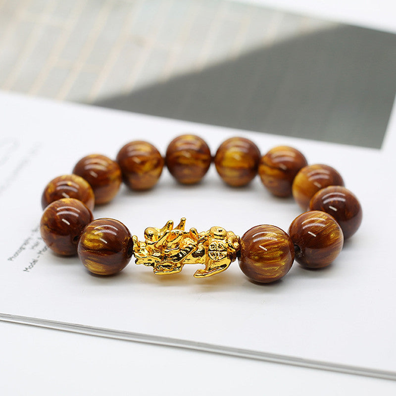 Double Pixiu Sea Willow Bracelet