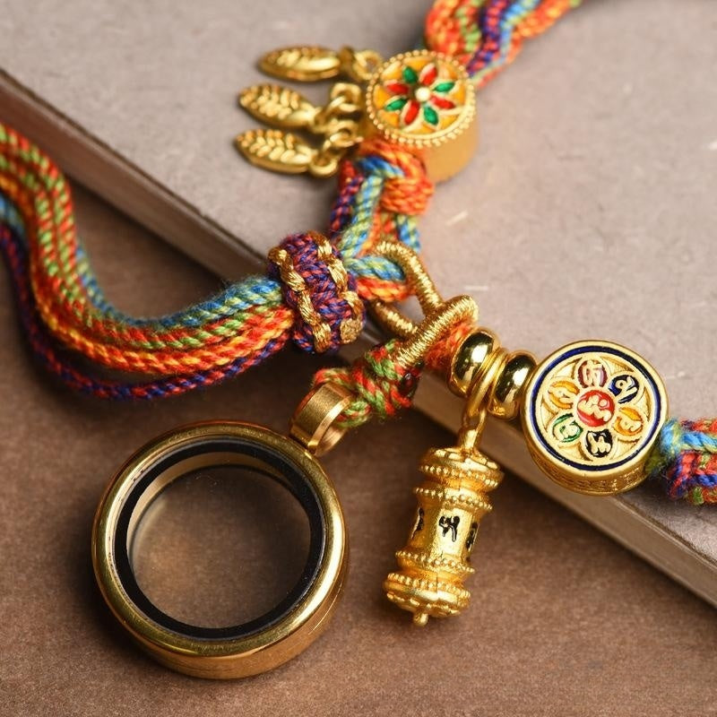 Hand-woven Cycle Tibetan Carrying Strap Bracelet