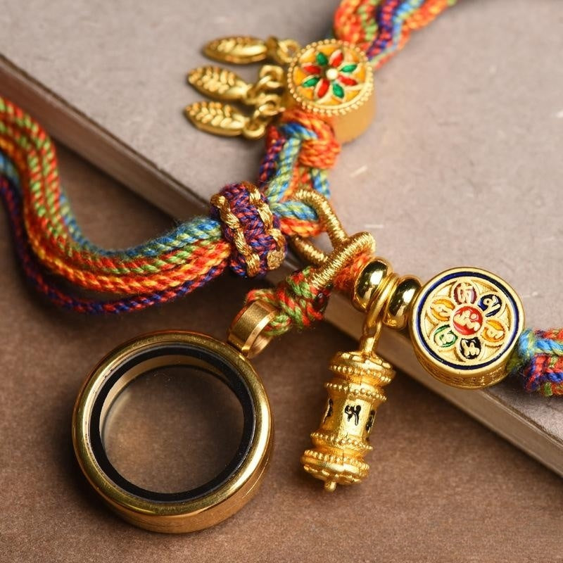 Hand-woven Cycle Tibetan Carrying Strap Bracelet