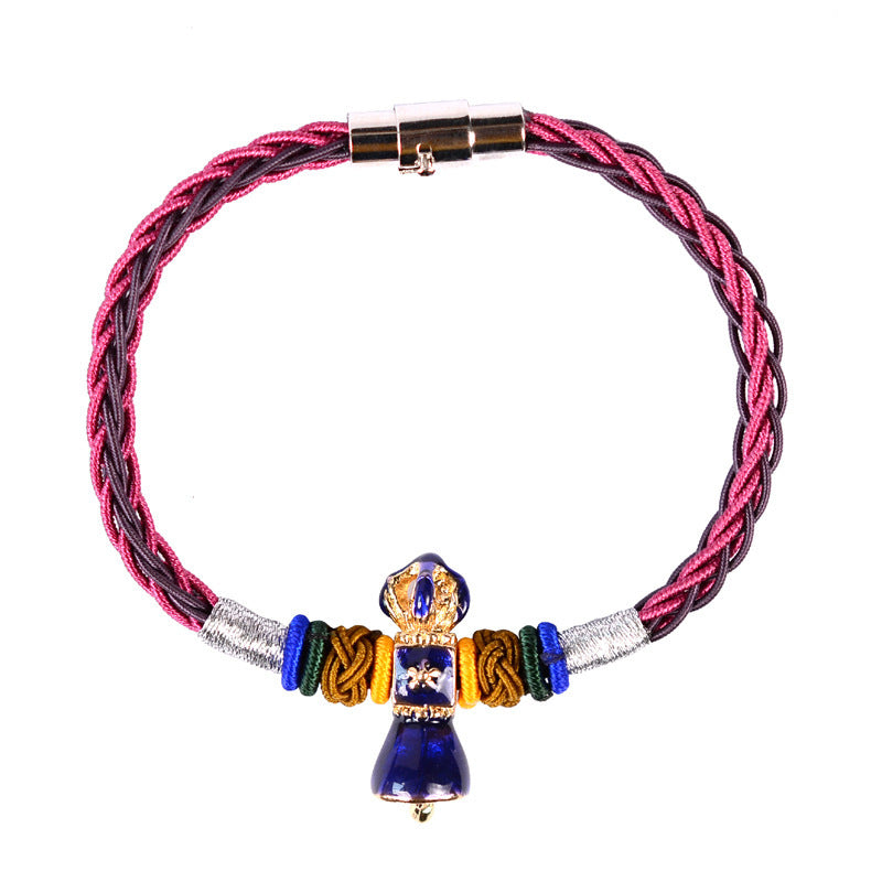Hand-knitted bracelet women Tibetan style
