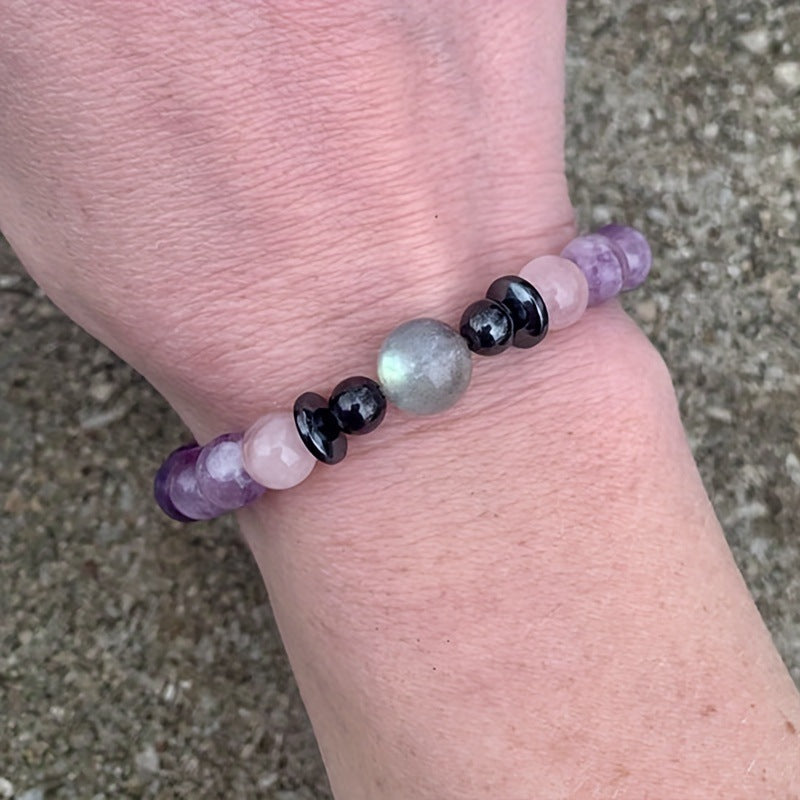 Purple Beaded Bracelet Bracelet