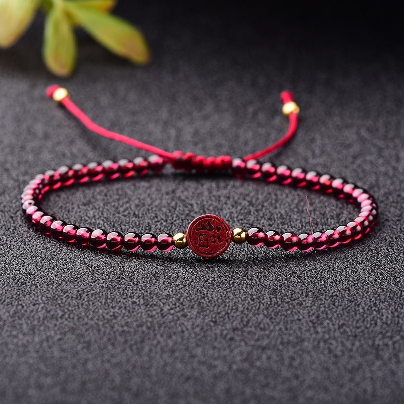 Raw Ore Purple Gold Sand Zodiac Ox Jewelry Women's Bracelet