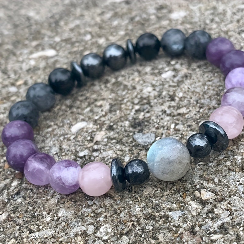 Purple Beaded Bracelet Bracelet