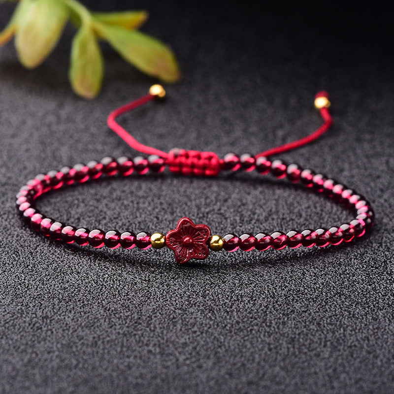 Raw Ore Purple Gold Sand Zodiac Ox Jewelry Women's Bracelet